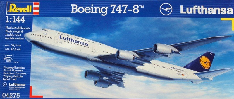 Revell 04275 Boeing 747-8I Intercontinental 1/144