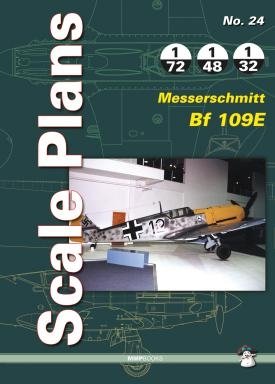 MMP Books 78852 Plans à l'échelle n° 24 : Messerschmitt BF 109 E EN 