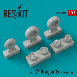 RESKIT RS48-0168 Jeu de roues A-37A Libellule 1/48