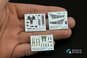 Quinta Studio QD48344 Sea Harrier FA.2 3D-Printed &amp;amp; coloured Interior on decal paper (Kinetic) 1/48 – zdjęcie 4