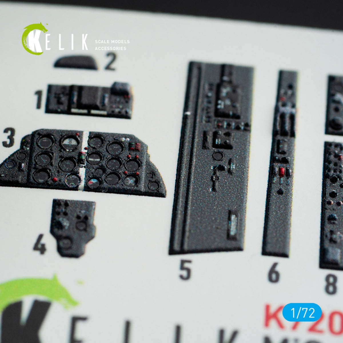 KELIK K72059 Décalcomanies 3D intérieures pour maquette Revell au 1/72 du MiG-21 F-13 – imagen 3