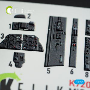 KELIK K72059 Décalcomanies 3D intérieures pour maquette Revell au 1/72 du MiG-21 F-13 – imagen 3