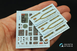 Quinta Studio QD32203 B-25J Mitchell Nez en verre, intérieur imprimé en 3D et coloré sur papier décalcomanie (HK models) 1/32 – image 5