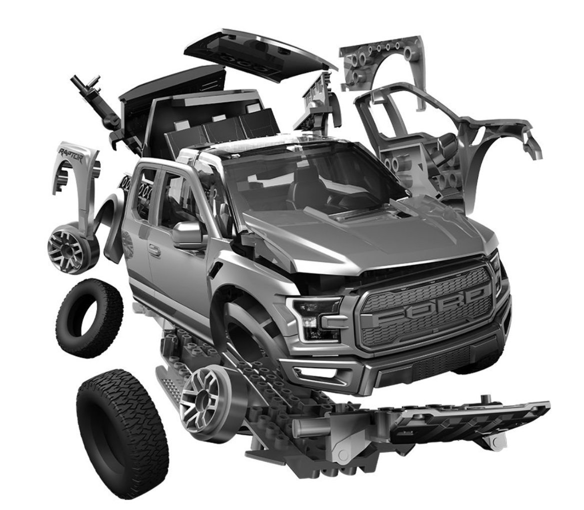 Maquette Airfix 6053 QUICKBUILD Ford F-150 Raptor - Gris – image 7