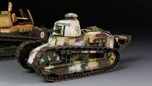 Maquette Meng Models TS-008 Char léger français FT-17 (tourelle moulée) (1/35) – image 2