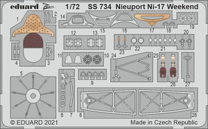 Eduard SS734 Nieuport Ni-17 Weekend pour EDUARD 1/72