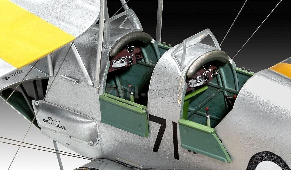 Revell 03827 DH 82 Tiger Moth 1/32 – immagine 4
