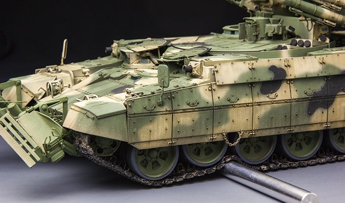 Meng Modèle TS-010 VÉHICULE DE COMBAT D&amp;#39;APPUI FEU TERMINATOR RUSSE BMPT avec KMT-8 (1/35) – image 10
