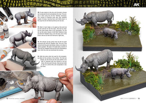 AK Interactive AK518 AK LEARNING 14 : PEINTURE DE FIGURINES D&amp;#39;ANIMAUX (Anglais) – Bild 8