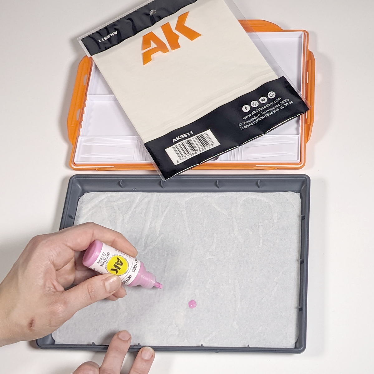 AK Interactive AK9510 AK WET PALETTE - Palette humide – Bild 8