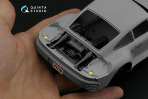 Intérieur imprimé en 3D et coloré sur papier décalcomanie Quinta Studio QDS-24003 Porsche 959 (Tamiya) (Petite version) 1/24 – image 8