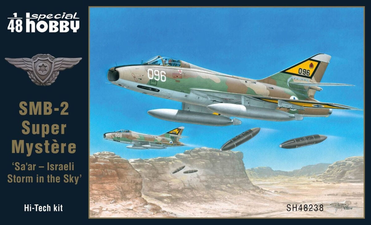 Special Hobby 48238 Dassault SMB-2 Super Mystère / Sa'ar - Tempête israélienne dans le ciel (Maquette haute technologie) 1/48