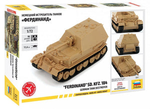 Zvezda 5041 chasseur de chars allemand FERDINAND (1/72) – immagine 2