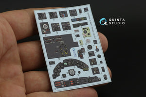 Quinta Studio QD32084 Ju 88A-1 3D-Printed &amp;amp; coloured Interior on decal paper ( Revell ) 1/32 – zdjęcie 12