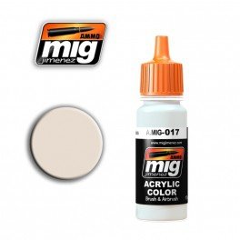 MUNITIONS de Mig Jimenez 0017 RAL 9001 CREMEWEISS