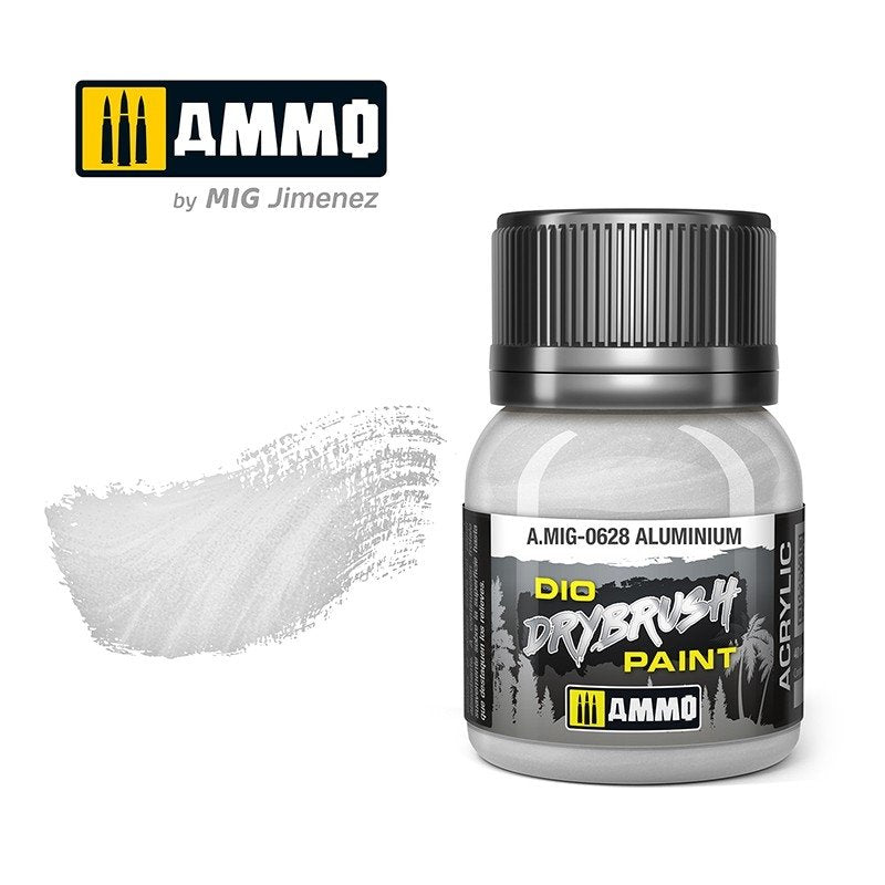 Munitions Mig 0628 DRYBRUSH Aluminium 40 ml