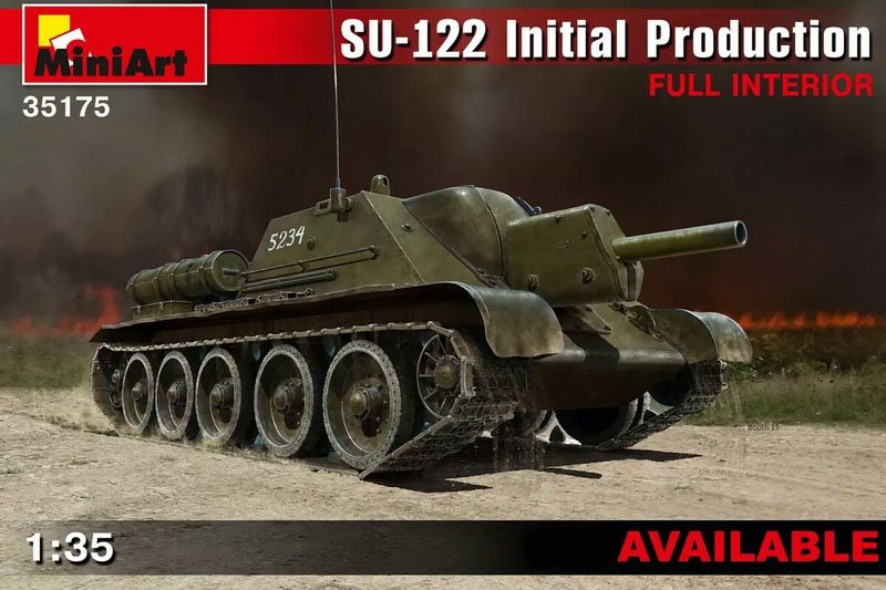 Voyager modèle PE35886 seconde guerre mondiale russie SU-122 Basic pour MINIART 1/35  – image 9