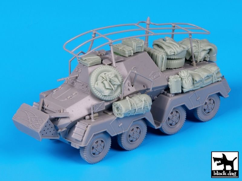 Ensemble d&amp;#39;accessoires Black Dog T72058 Sd Kfz 263 pour Dragon 1/72 – immagine 6