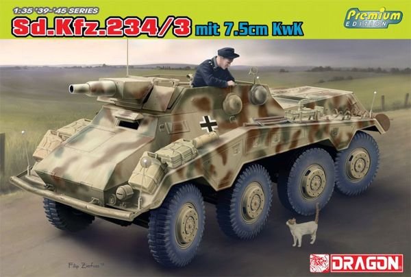 Dragon 6786 SdKfz 234/3 avec 7,5 cm KwK (1/35)