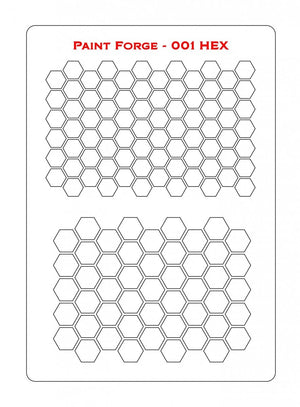 Pochoir Paint Forge PFST001L - Hexagonal – image 2