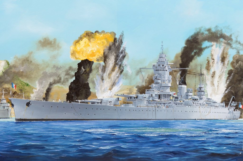 Hobby Boss 86506 Cuirassé Dunkerque de la Marine française, échelle 1/350