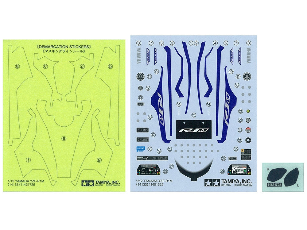 Tamiya 14133 Yamaha YZF-R1M 1/12  – image 12