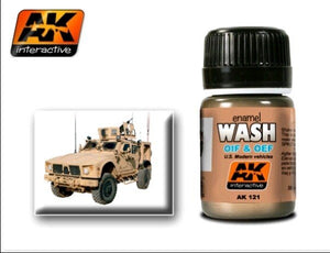 AK Interactive AK121 Oif Oef - Nettoyant pour véhicules américains 35 ml
