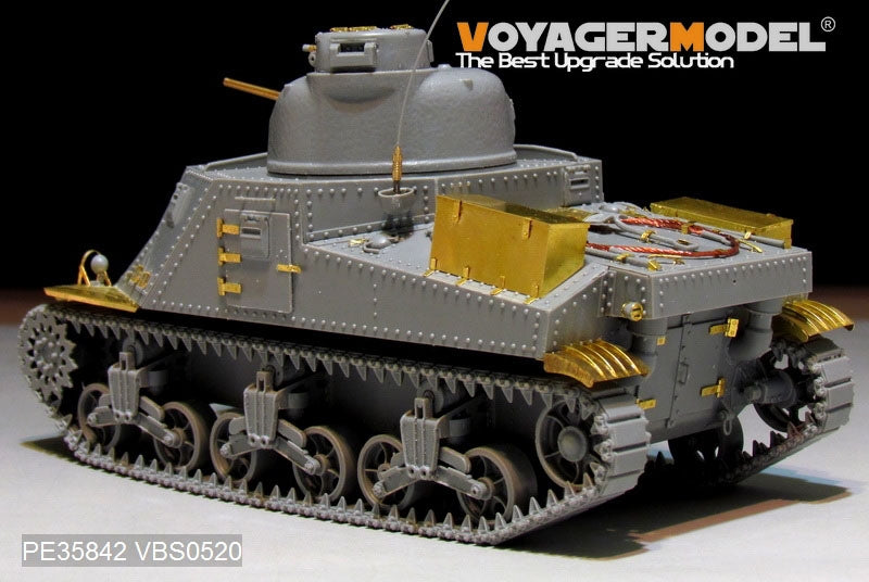 Maquette Voyager PE35842 Char moyen américain M3A4 Lee de la Seconde Guerre mondiale (modèle de base) pour TAKOM 2085 au 1/35 – imagen 9