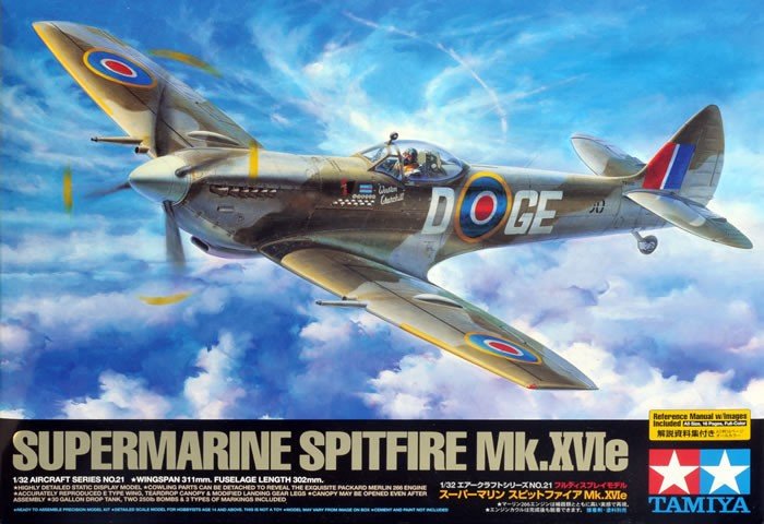 Tamiya 60321 Supermarine Spitfire Mk.XVIE 1/32