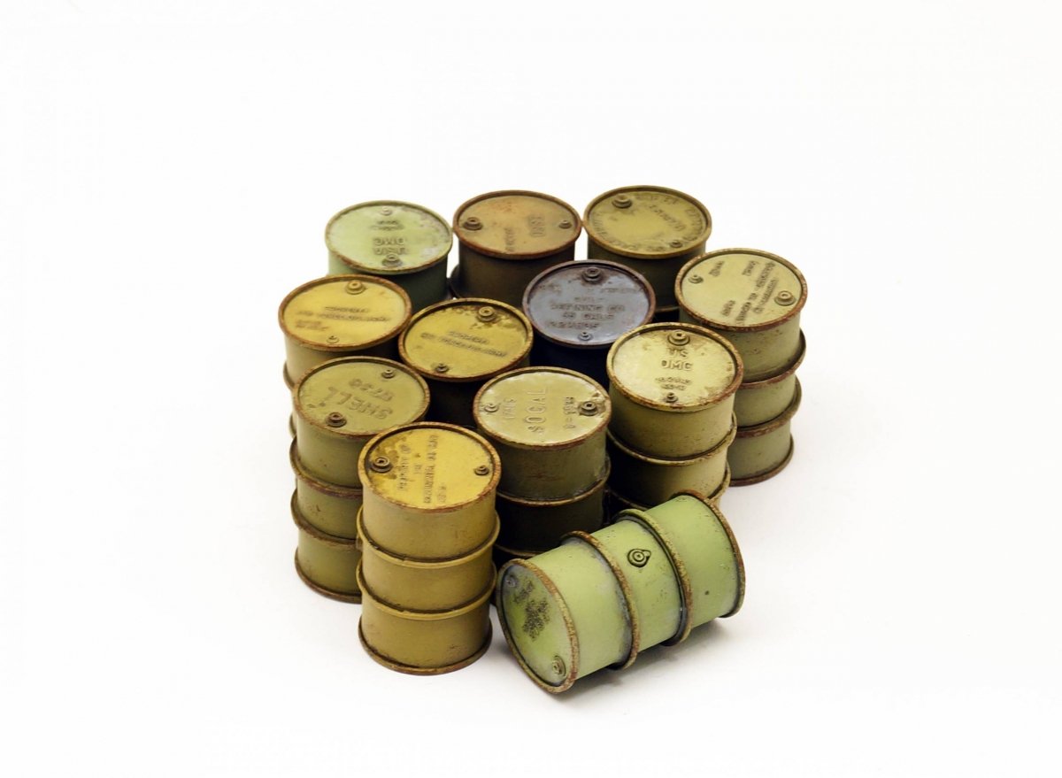 Panzer Art RE35-515 Bidons de carburant alliés de la Première Guerre mondiale (12 pièces) 1/35
