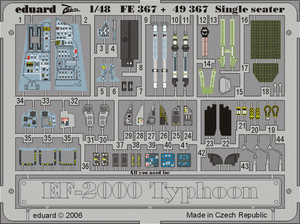 Eduard FE367 EF-2000 Typhoon Monoplace REVELL 1/48