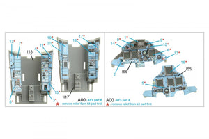 Intérieur imprimé en 3D et coloré sur papier décalcomanie Quinta Studio QDS-48320 Su-30SM (GWH) (Petite version) 1/48 – image 2