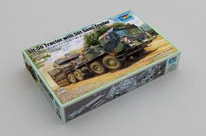 Tracteur Trumpeter 07196 SLT-56 avec semi-remorque de 56 tonnes, échelle 1/72 – image 2