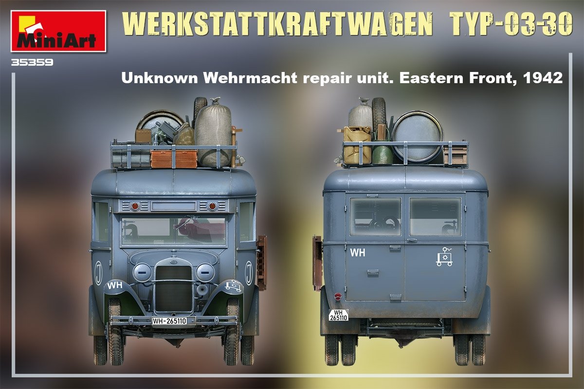 MiniArt 35359 WERKSTATTKRAFTWAGEN TYP-03-30 1/35 – immagine 4