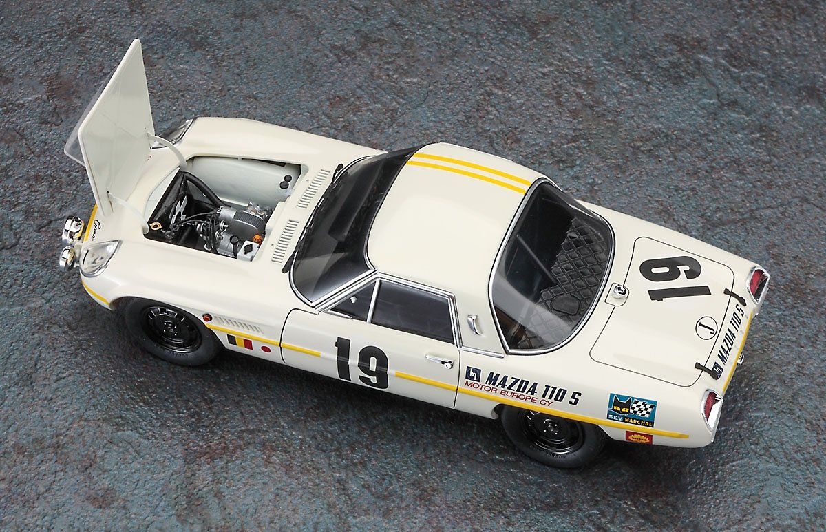 Hasegawa CH50 Collectors&amp;#39; Hi-Grade Series Mazda Cosmo Sport 1968 Marathon de la Route Super Detail 1/24 – Bild 4