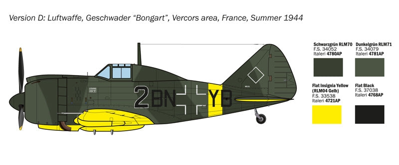 Italeri 1472 Reggiane Re.2002 Ariete 1/72 – zdjęcie 6