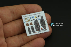 Intérieur imprimé en 3D et coloré sur papier décalcomanie Quinta Studio QD48242 Me 163B/S (Dragon) 1/48 – Bild 5