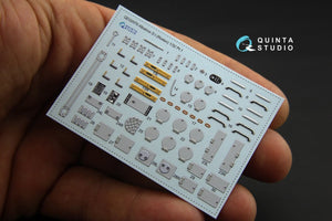 Intérieur imprimé en 3D et coloré sur papier décalcomanie Quinta Studio QD32076 Albatros DI (pour maquette Roden) 1/32 – imagen 4