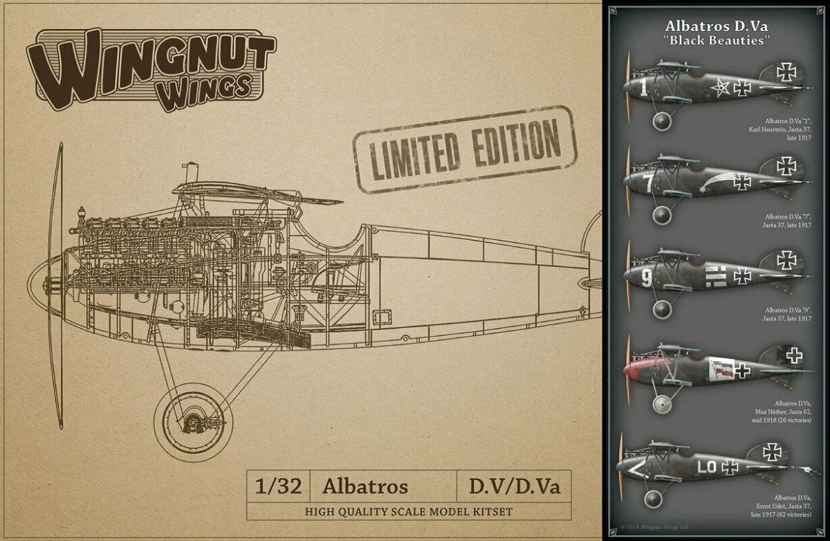 Wingnut Wings 32907 Albatros D.Va « Black Beauties » 1/32