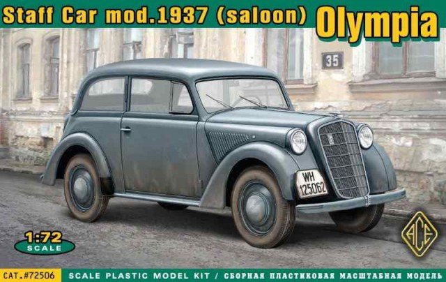 ACE 72506 Voiture de service Olympia 1937 (Berline deux portes) (1/72) 