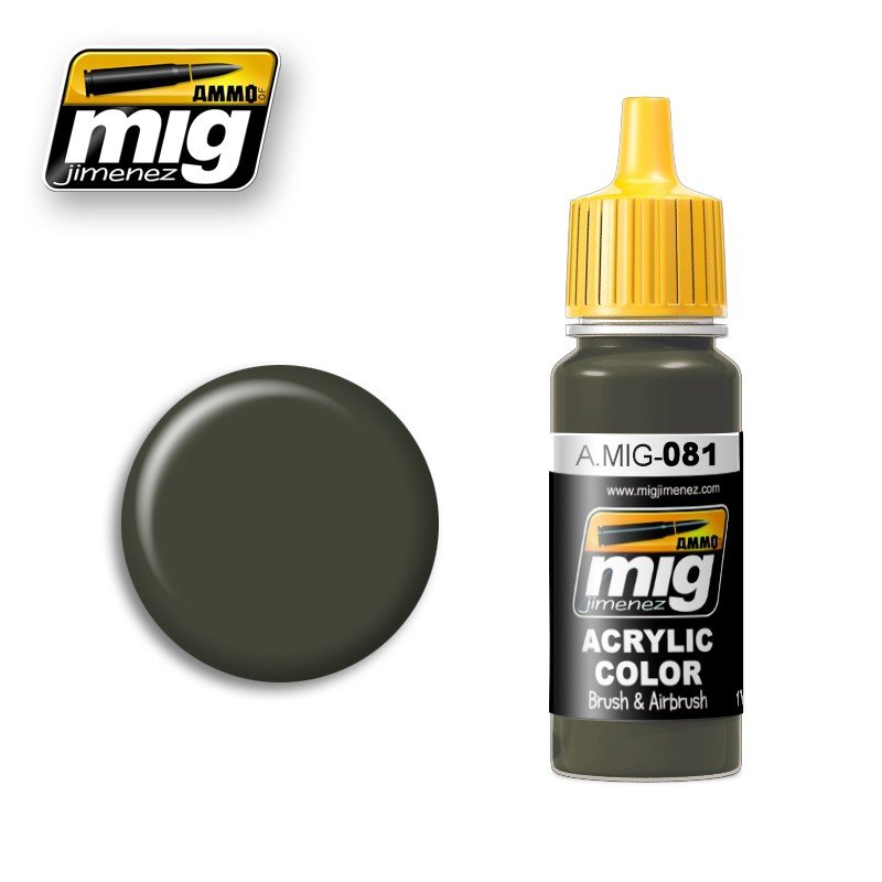 MUNITIONS de Mig Jimenez 0081 US OLIVE DRAB VIETNAM ERA (FS 24087)