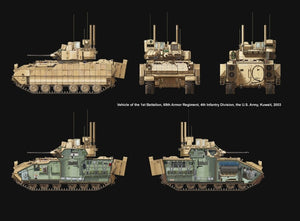 Maquette Meng SS-004 Véhicule de combat d&amp;#39;infanterie américain M2A3 Bradley avec BUSK (1/35) – Bild 14