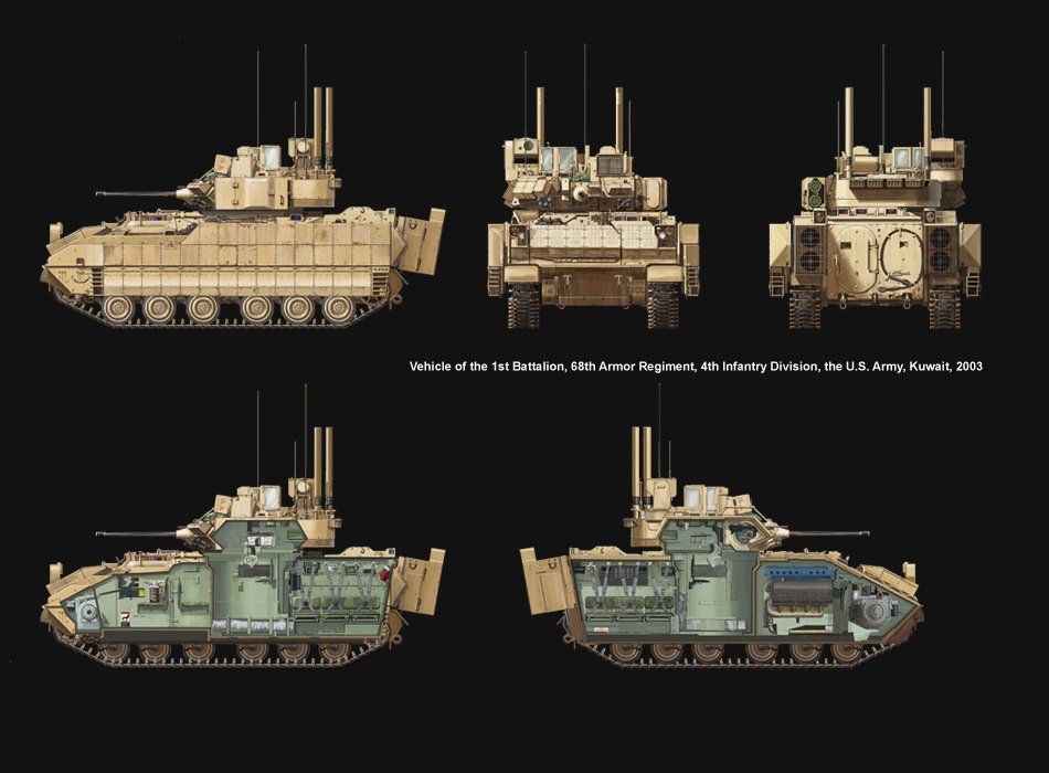 Maquette Meng SS-004 Véhicule de combat d&amp;#39;infanterie américain M2A3 Bradley avec BUSK (1/35) – Bild 14