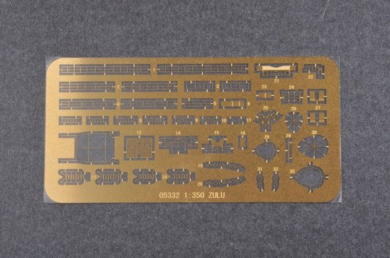 Trumpeter 05332 HMS Zulu Destroyer de classe Tribal britannique 1941 (1/350) – image 5
