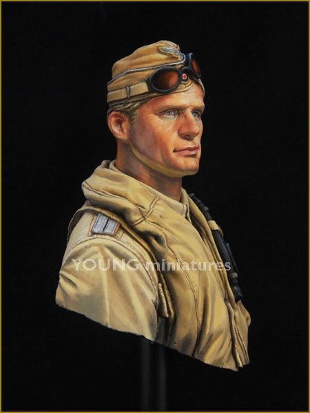 Young Miniatures YM1846 PILOTE DE LA LUFTWAFFE Afrique du Nord Seconde Guerre mondiale 1/10 – immagine 9
