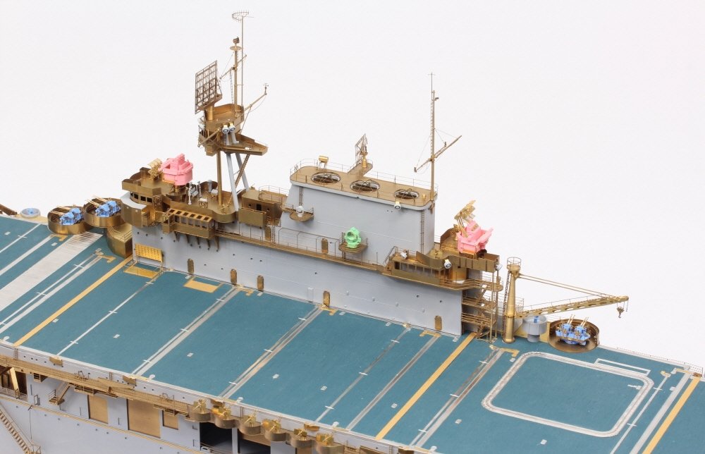 Pontos 27010fn 1/200 USS CV-6 Enterprise 1942 Kit de détails (Pont en bois couleur teck) 1/200 – imagen 22