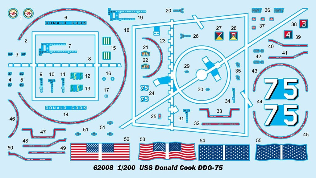 I Love Kit 62008 USS Donald Cook DDG-75 1/200 – zdjęcie 5