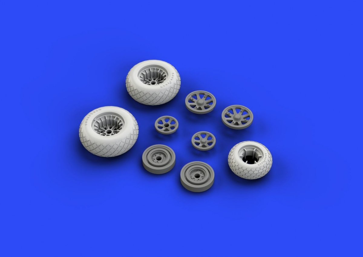 Roues Eduard 648258 P-38 ACADEMY 1/48 – Bild 4