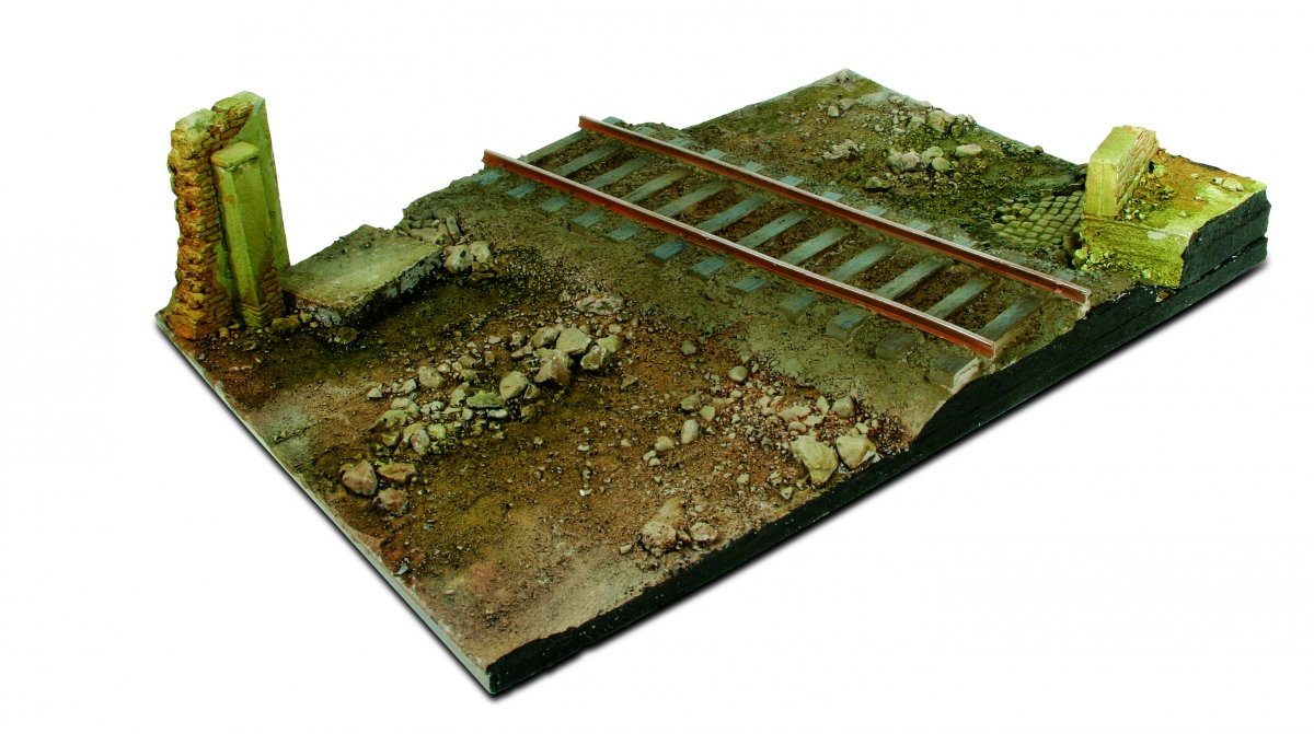 Vallejo SC104 SCÈNE DE FER / PASSAGE DE FER 31x21 cm