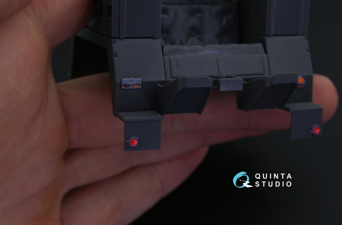 Intérieur imprimé en 3D et coloré sur papier décalcomanie Quinta Studio QD35025 Krupp Protze (pour maquette Tamiya) 1/35 – immagine 3